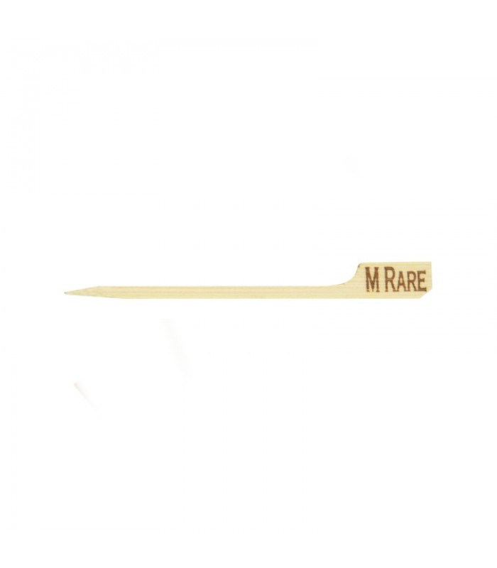 Pique à steak bambou Teppo Gushi, inscription Medium Rare (saignant)   H90mm - 1000Pcs