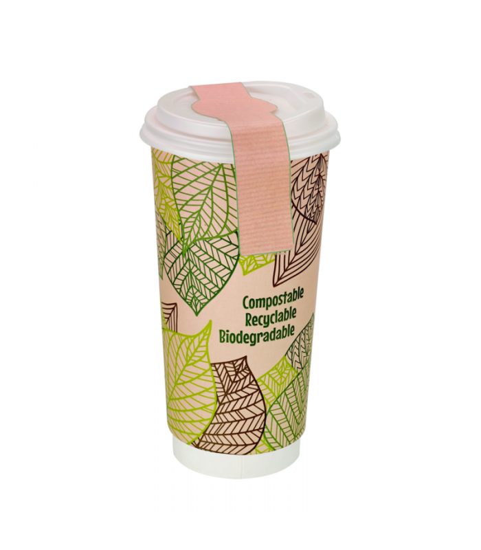 Bague autocollante papier kraft  200x40mm - 500Pcs