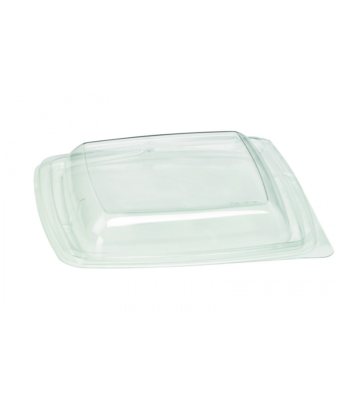 Couvercle dôme plastique transparent  195x195mm H30mm - 400Pcs