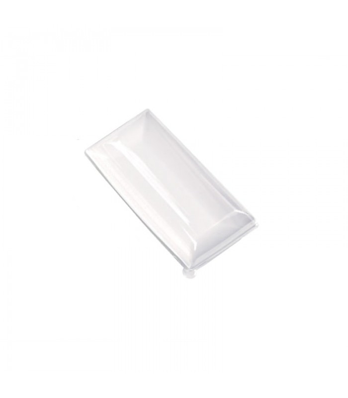 Couvercle BioNchic dôme transparent en plastique PET 180x90mm H30mm - 100Pcs
