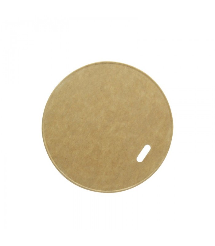 Couvercle carton kraft chaud et froid  H11mm - 1000Pcs