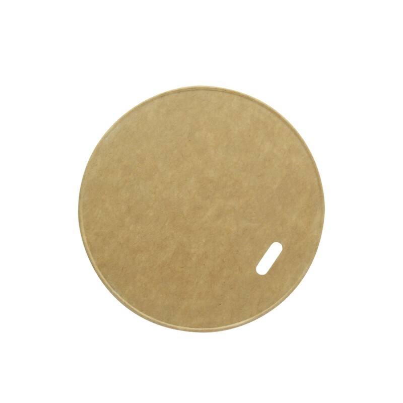 Couvercle carton kraft chaud et froid  H11mm-1000Pcs