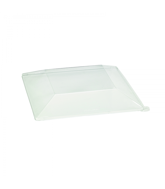 Couvercle RPET transparent  260x260mm H50mm - 250Pcs