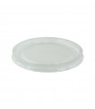Couvercle dôme transparent en plastique PET avec trou croisillon pour pot Deli - 1000Pcs