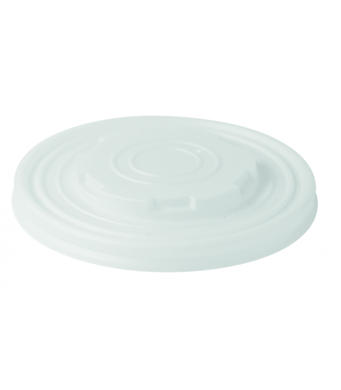 Couvercle CPLA blanc   H10mm - 1000Pcs