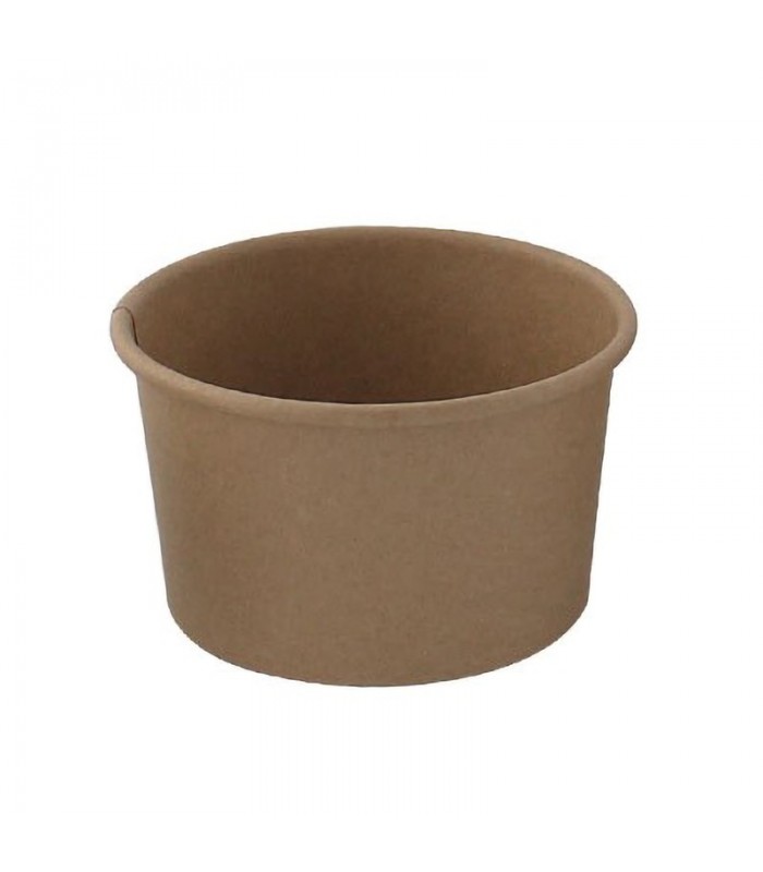 Pot carton kraft brun chaud et froid  H35mm 60ml - 1000Pcs