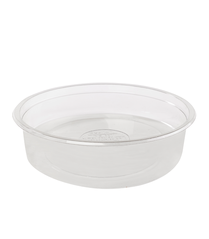 Saladier PET rond transparent "Saladeli"   H55mm 960ml - 450Pcs