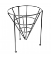 Cône métal noir empilable   H152mm - 6Pcs