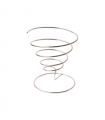 Support inox forme de cône spirale   H137mm - 6Pcs