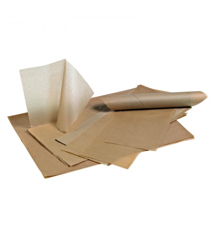 Papier alimentaire brun ingraissable  300x400mm H120mm - 1Pcs
