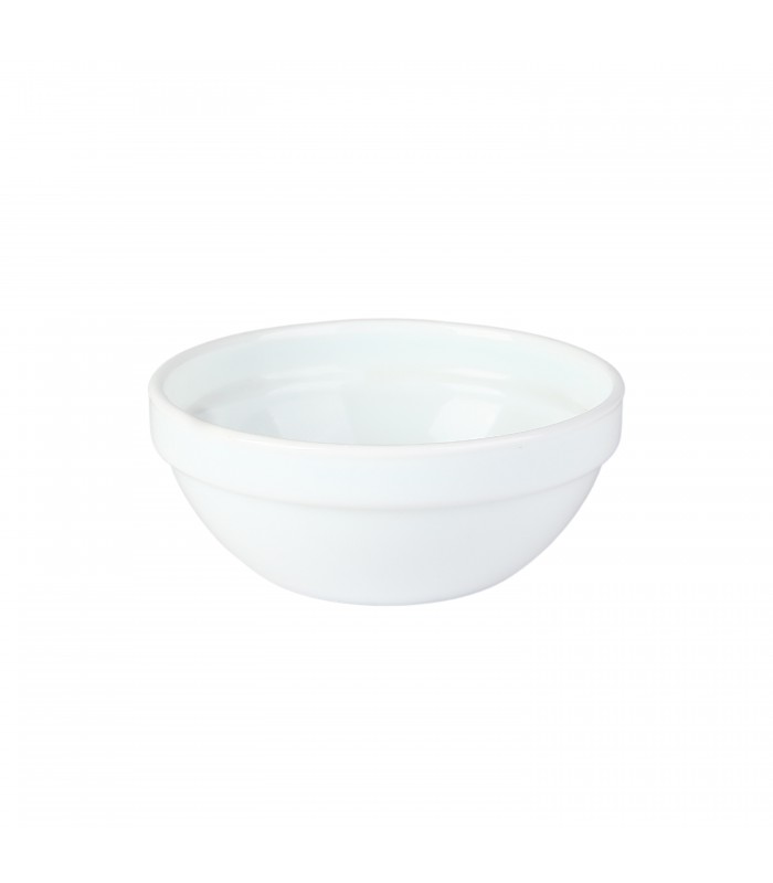 Combo Bol CookShow verre opale + Couv en plastique PP  H50mm 250ml - 36Pcs