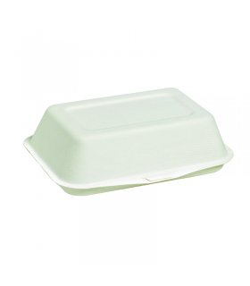 Coquille blanche en pulpe  170x125mm H50mm 450ml - 500Pcs