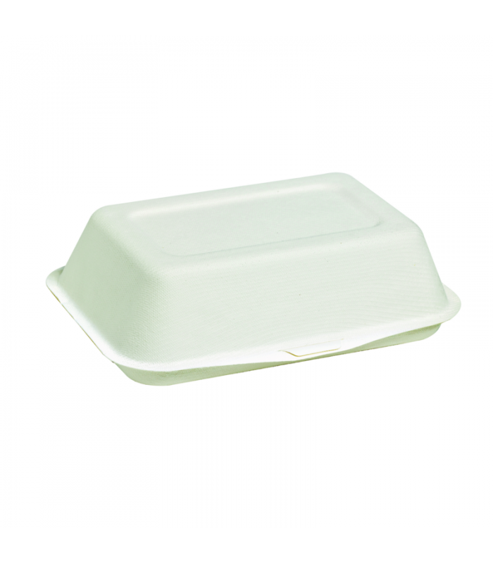 Coquille blanche en pulpe  170x125mm H50mm 450ml - 500Pcs