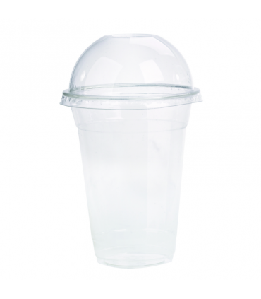 Pot à dessert transparent en plastique PLA  H117mm 410ml - 1000Pcs Pot à dessert transparent en plastique PLA  H117mm 410ml - 1000Pcs