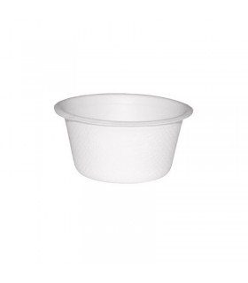 Coupelle pulpe ronde blanche   H30mm 60ml - 2000Pcs