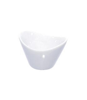 Mini pot en porcelaine blanc  66x54mm H45mm - 24Pcs
