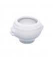 Mini soupière en porcelaine blanc  80x65mm H50mm - 36Pcs
