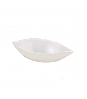 Mise en bouche blanche en pulpe Wave  110x52mm H25mm - 300Pcs