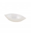 Mise en bouche blanche en pulpe Wave  110x52mm H25mm - 300Pcs
