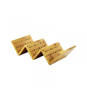 Support bambou pour tacos  212x100mm H50mm - 5Pcs