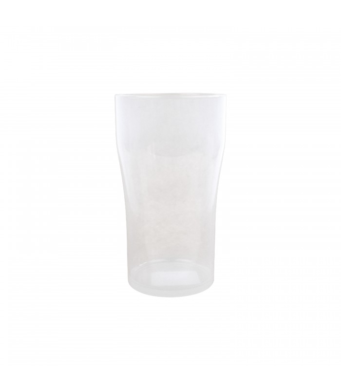 Verre à bière Cupoly en plastique PP (pinte)  H155mm 696ml - 6Pcs
