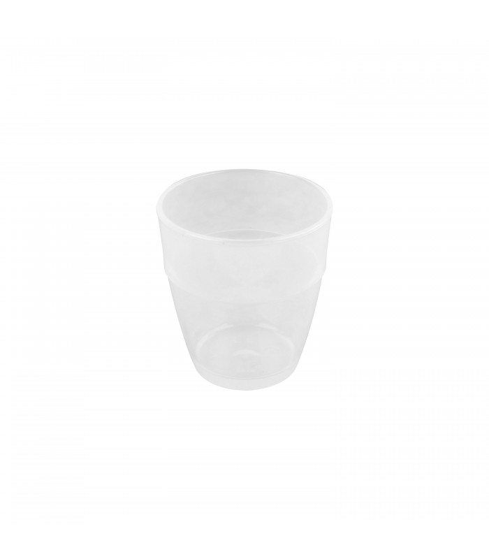 Verre Cupoly en platique PP, empilable  H60mm 88ml - 72Pcs