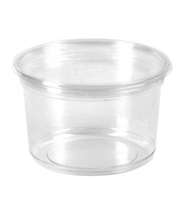 Pot Deli rond PET transparent  H104mm 750ml - 500Pcs