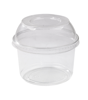 Pot Deli rond PET transparent  H61mm 360ml - 500Pcs