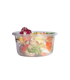 Pot Deli rond PLA transparent   H55mm 600ml - 600Pcs