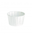 Pot papier plissé blanc   H26mm 75ml - 5000Pcs