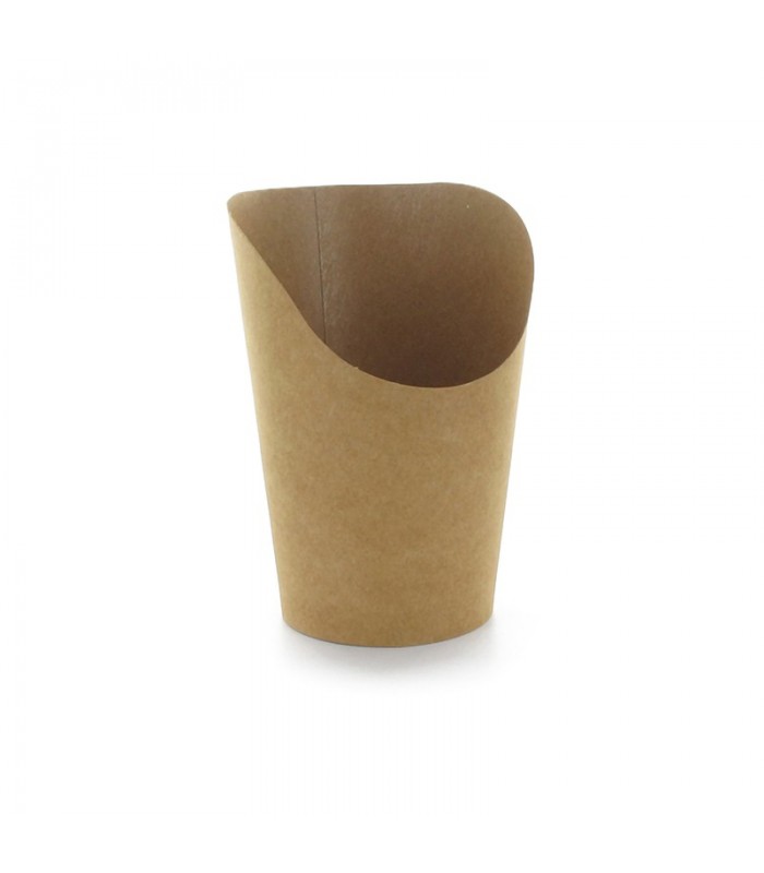 Pot wrap carton brun   H117mm 230ml - 1200Pcs