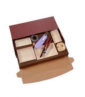 Insert carton marron pour vaisselle "Samourai" et "Klarity"  410x270mm H25mm - 25Pcs