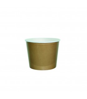 Bucket geant en carton impression kraft   H169mm 4 100ml - 114Pcs