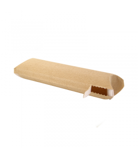 Etui carton ondulé rectangulaire pour sandwich chaud  240x100mm H58mm - 450Pcs