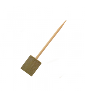 Pique bambou avec une extrémité en bloc en bambou  H100mm -20Pcs