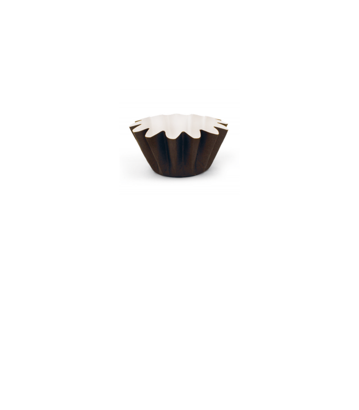 Moule de cuisson étoile papier brun  H65mm -165Pcs