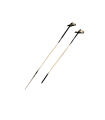 Pique bambou noir torsadé Tingi avec une extrémité boucle  H150mm -100Pcs