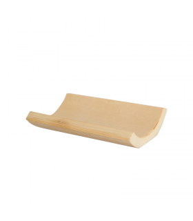 Mini plat bambou lisse "Yaki" 100x40mm -10Pcs
