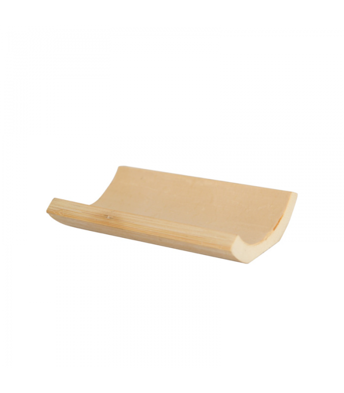 Mini plat bambou lisse "Yaki" 100x40mm -10Pcs