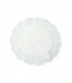 Dentelle papier blanc ronde -250Pcs