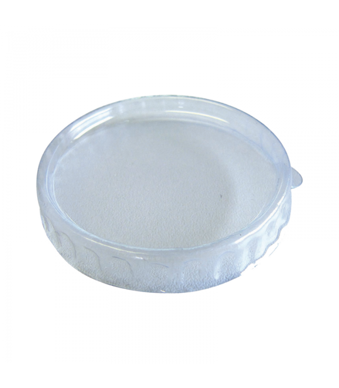 Couvercle plate en plastique transparent -100Pcs