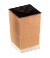 Verrine plastique PS transparent carrée "Quadra" 40x40mm H82mm 80ml -12Pcs