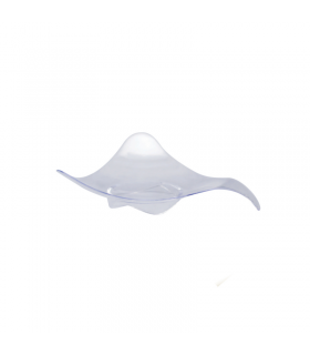 Mise en bouche plastique PS triangulaire "Triba" 80x80mm H20mm -20Pcs