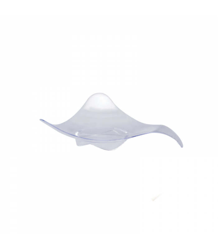 Mise en bouche plastique PS triangulaire "Triba" 80x80mm H20mm -20Pcs