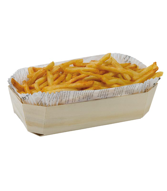 Moule de cuisson bois rectangulaire 245x115mm H70mm -100Pcs