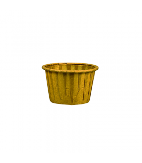Pot papier plissé kraft avec Boite distributrice   H28mm 30ml -200Pcs
