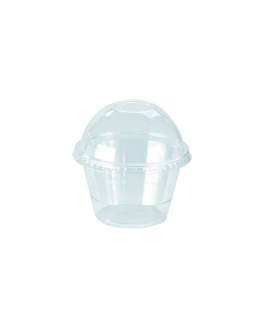 Pot plastique PET transparent   H44mm 120ml -125Pcs