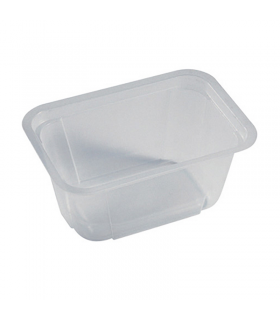 Barquette plastique thermoformée micro-ondable  190x136mm H80mm 1500ml -100Pcs