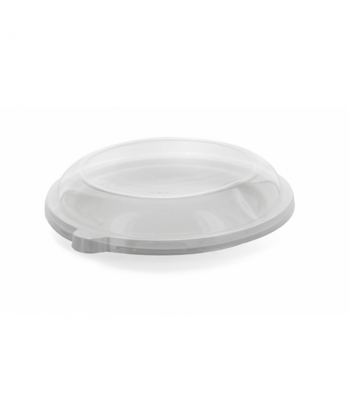 Couvercle plat transparent en plastique PET   H25mm -100Pcs