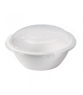 Couvercle plat transparent en plastique PET  H30mm -50Pcs
